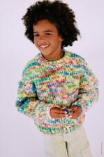 Lana Grossa Heft Kids Nr. 13 - Ganz schön Cool Modell 01 Pullover aus Confetti