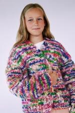 Lana Grossa Heft Kids Nr. 13 - Ganz schön Cool Modell 08 Cardigan Confetti