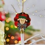 Weihnachtsschmuck aus Holz - Merry Sheep Ronald