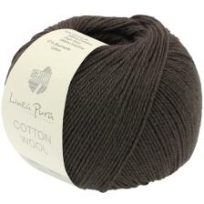 Lana Grossa Linea Pura Cotton Wool 50g Farbe: 009 Dunkelbraun