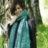 Schöne Schals stricken von Manuela Seitter Modell mit Ajourmuster