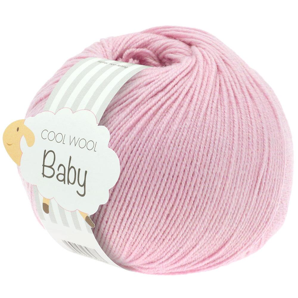 Lana Grossa Cool Wool Baby - extrafeines Merinogarn Farbe: 216 rosa