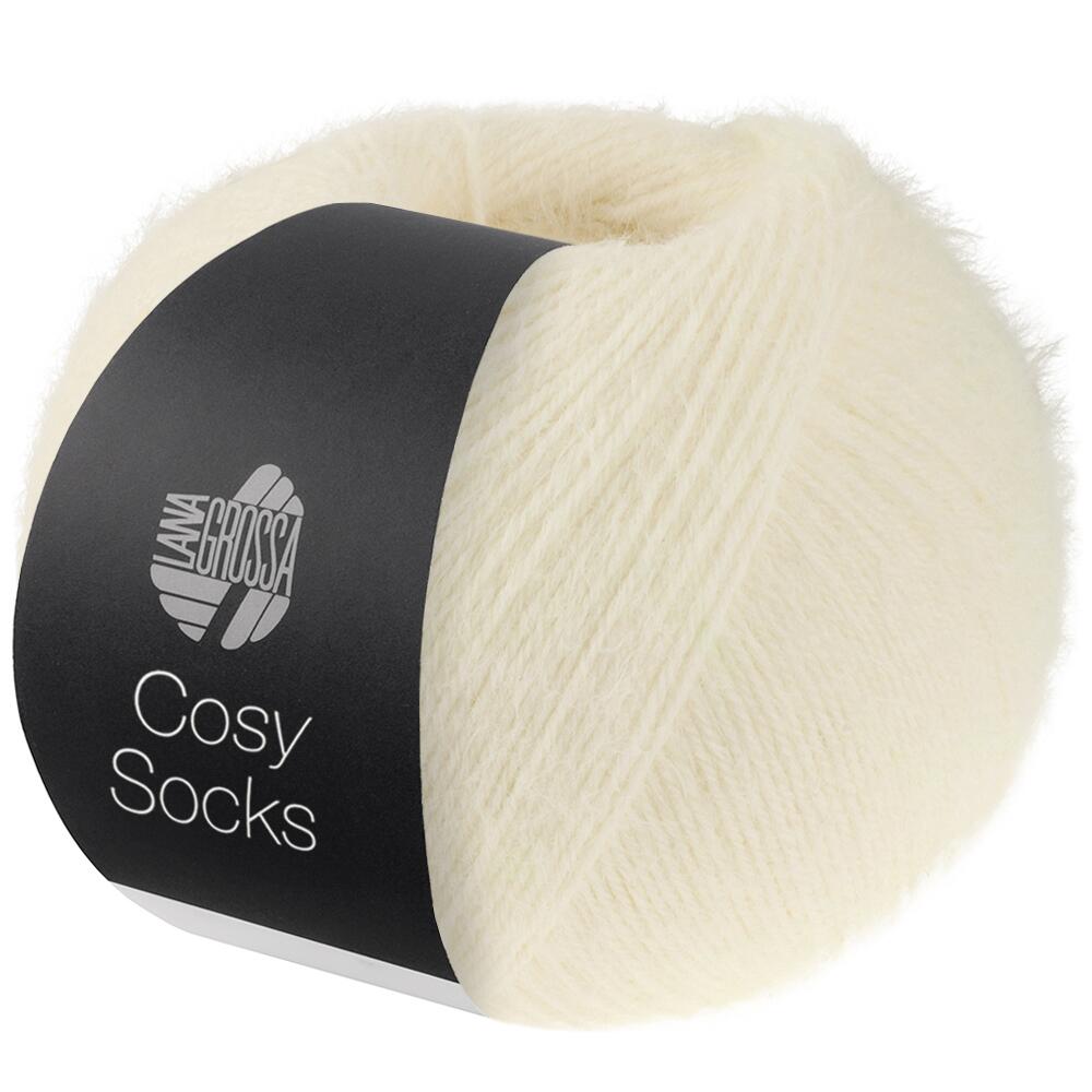Lana Grossa Cosy Socks UNI 100g Farbe: 010 Weiß