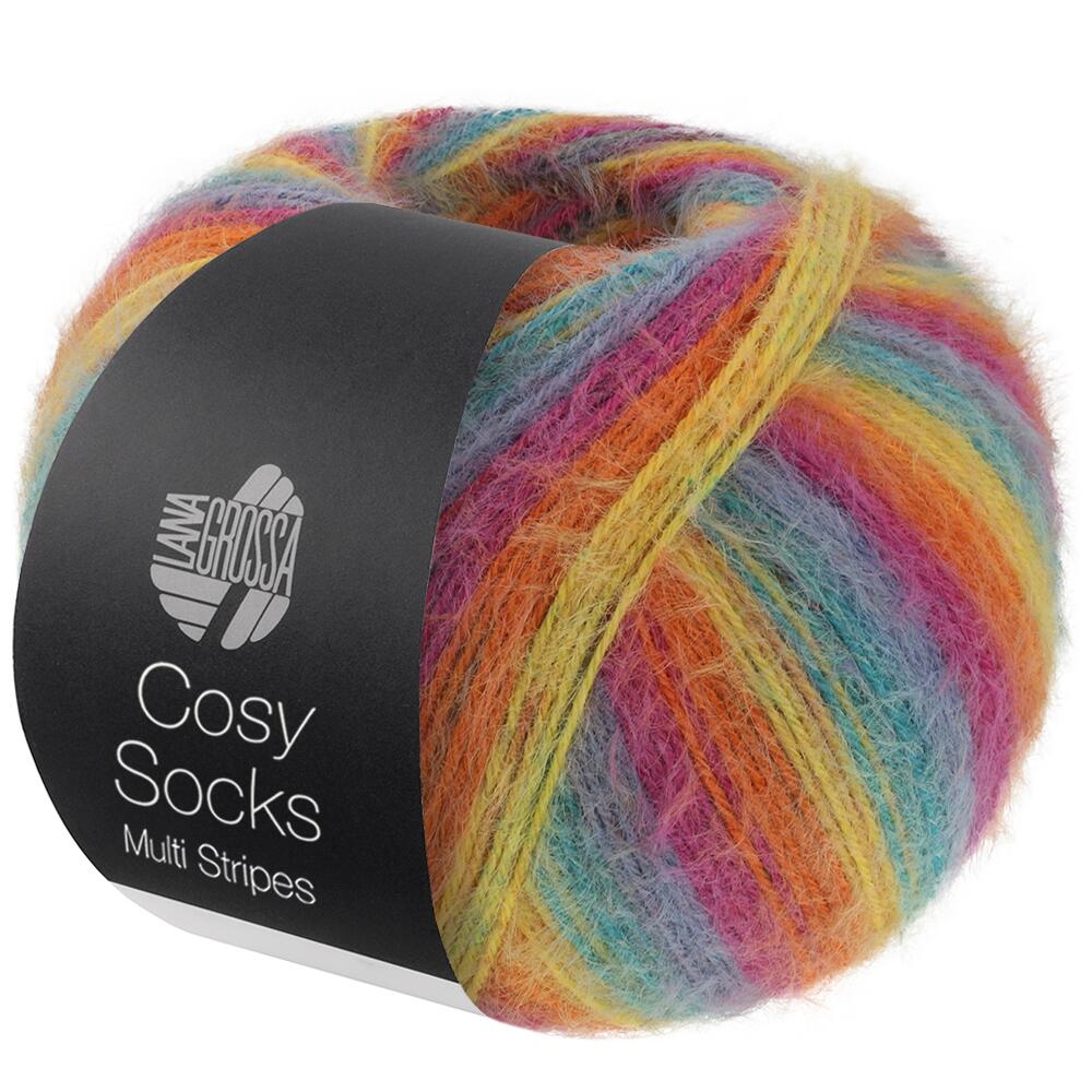 Lana Grossa Cosy Socks Multi Stripes 100g