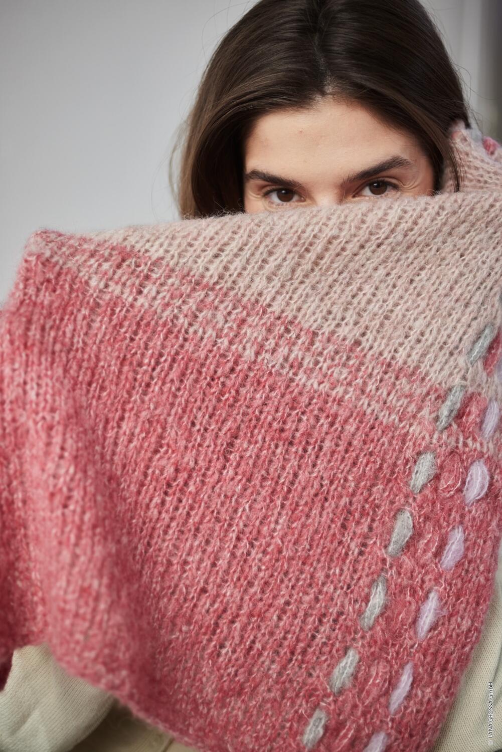 Lana Grossa Tücher und Co. Nummer 06 Modell 05 Kuschelschal Piu Bella