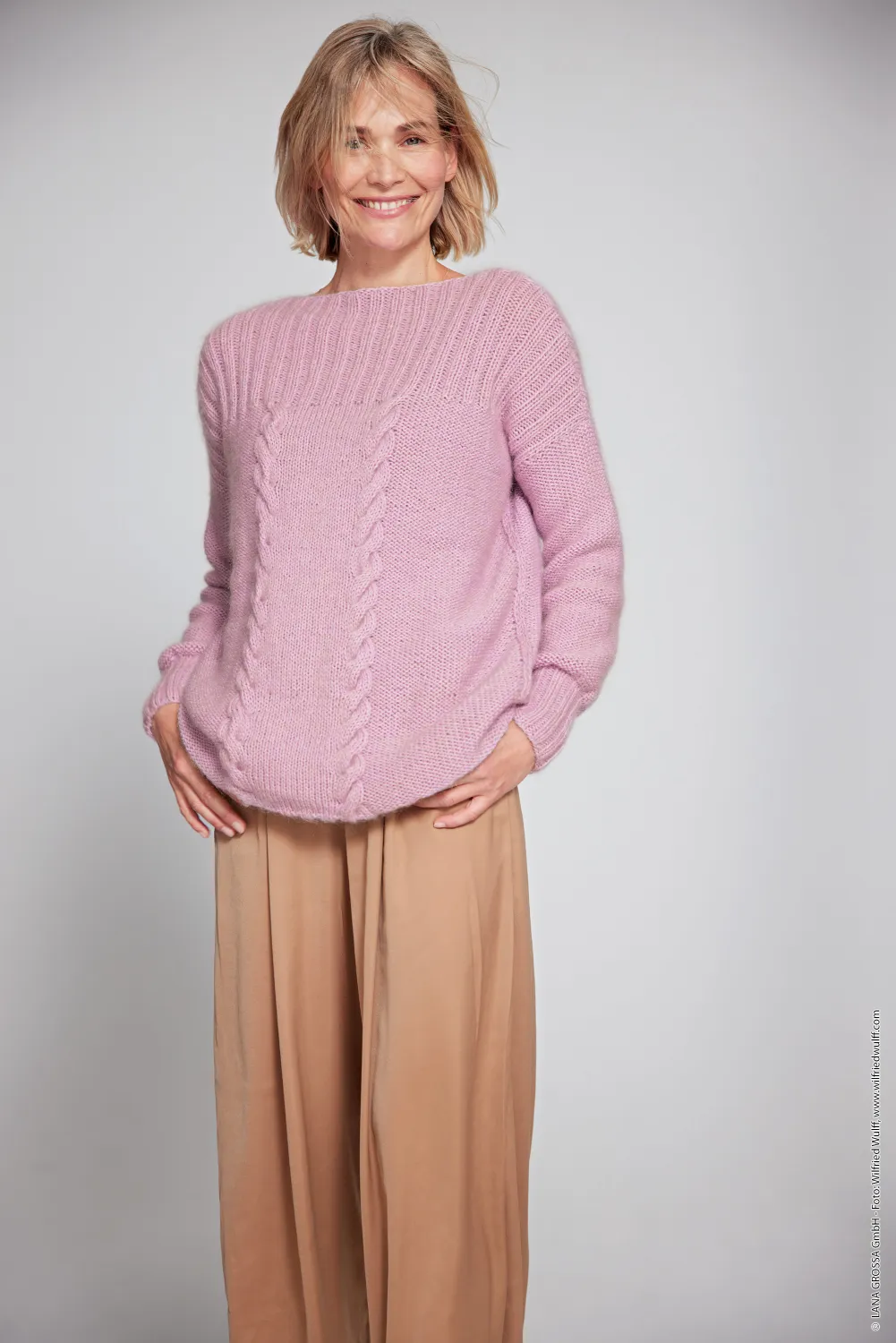 Lana Grossa Filati Classici Ausgabe 21 Modell 07 Pullover Landlust Alpaka Merino 160 uns Silkhair