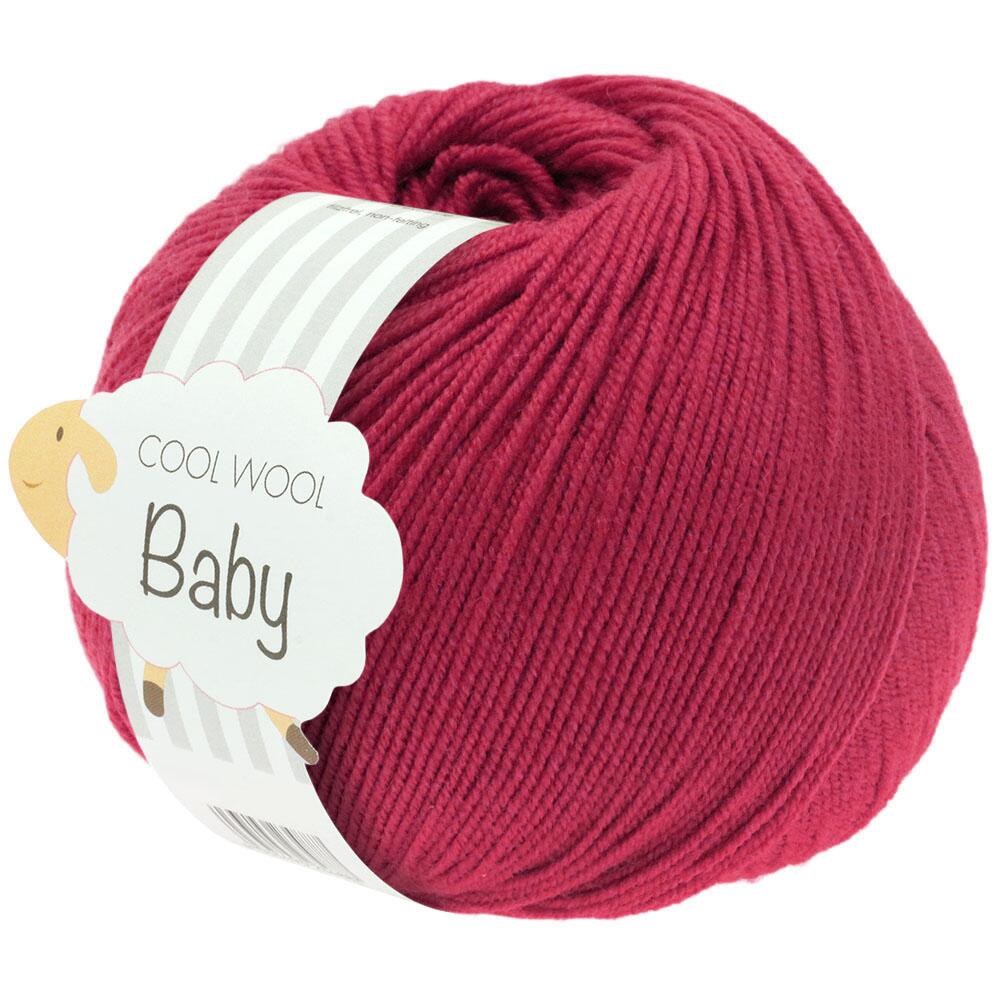 Lana Grossa Cool Wool Baby - extrafeines Merinogarn Farbe: 220 kardinalrot