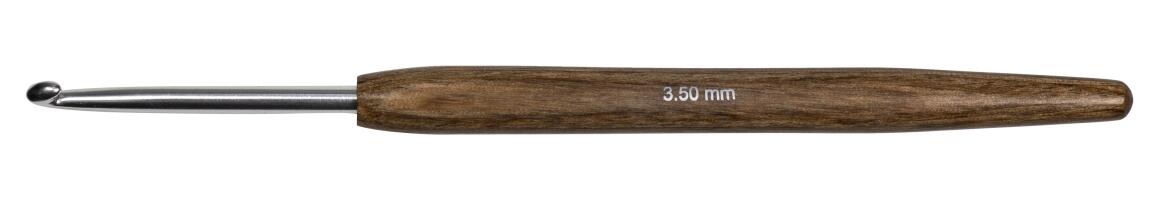 KnitPro Häkelnadel aus Stahl mit Holzgriff SIGNAL NS 3,5mm