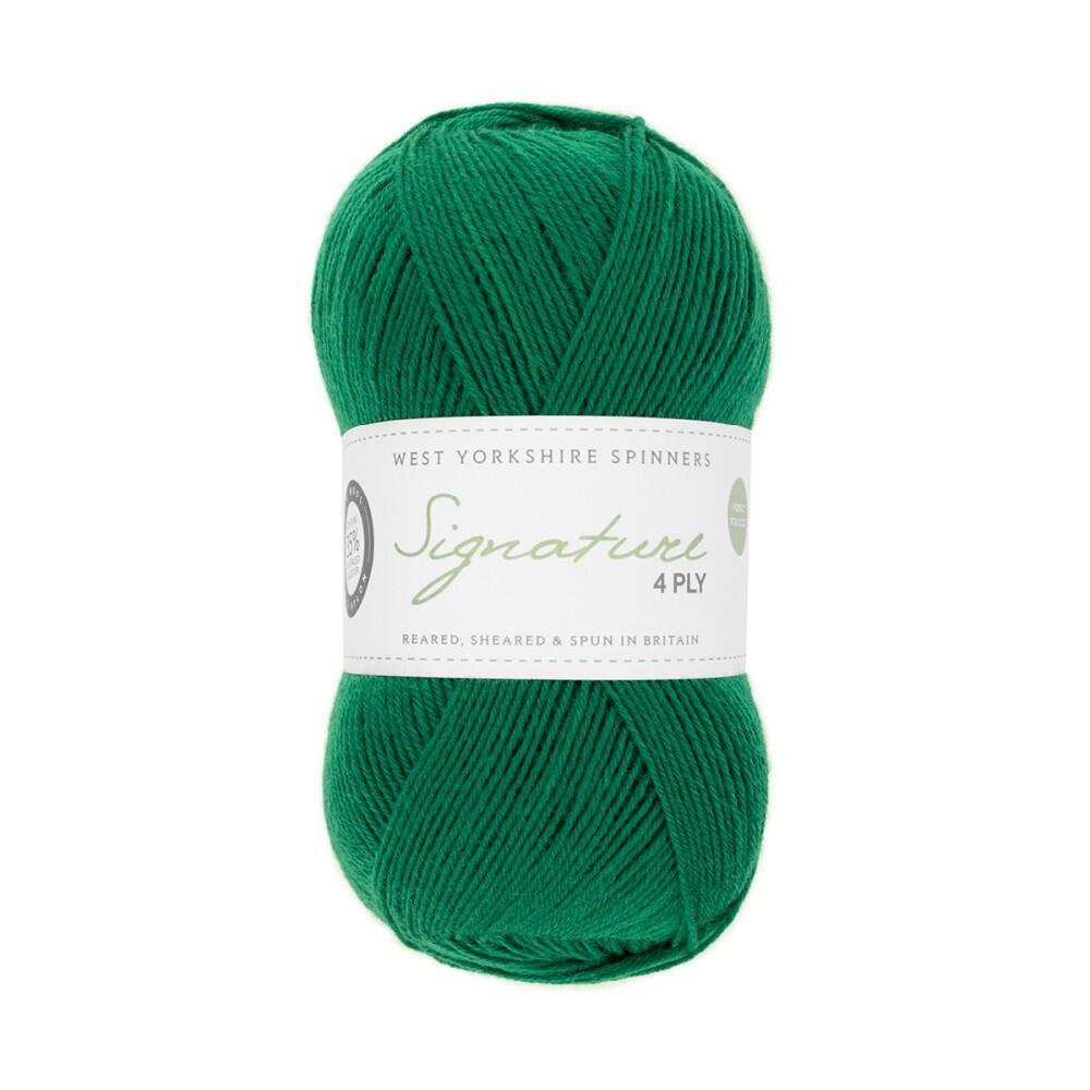 West Yorkshire Spinners Signature 4ply Unis 100g Farbe: 1006 Spruce