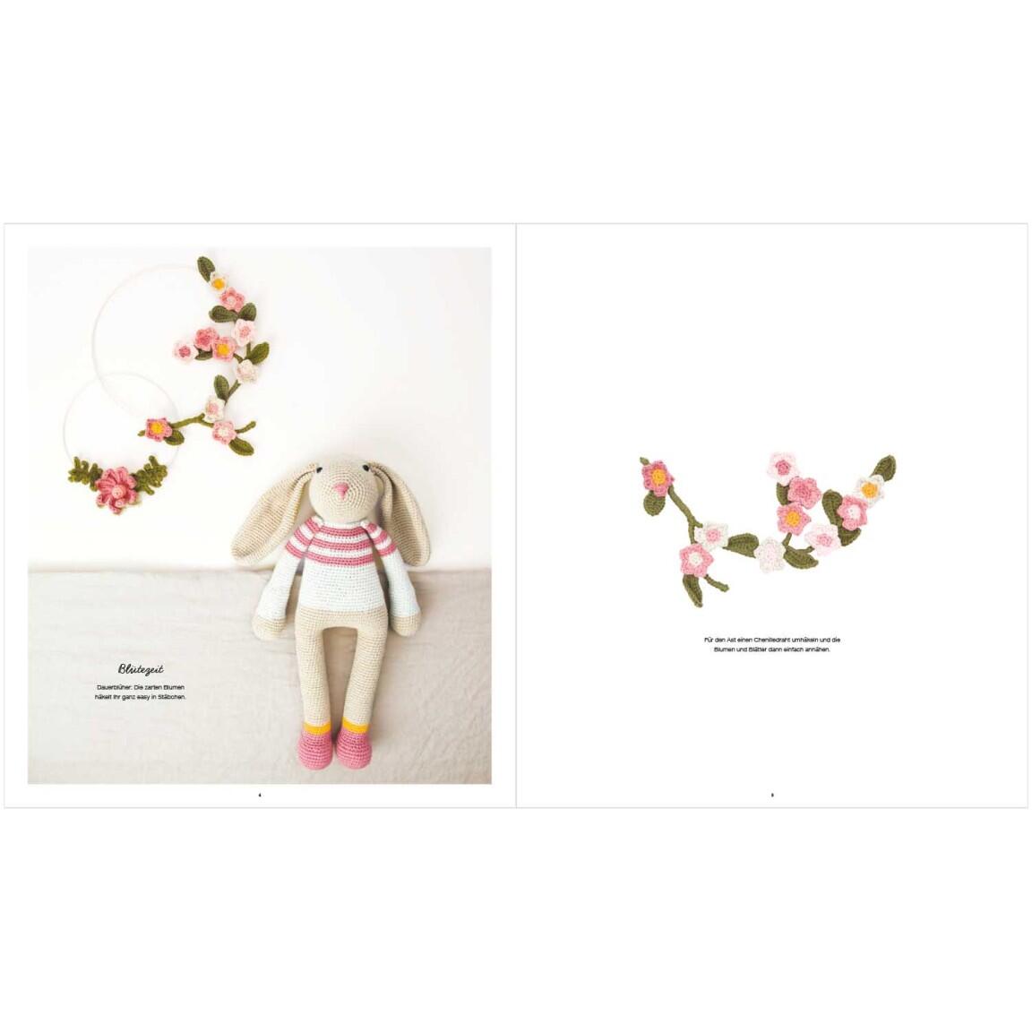 Rico Design Ricorumi Heartbreakers Modellbeispiel Hase und Blumen