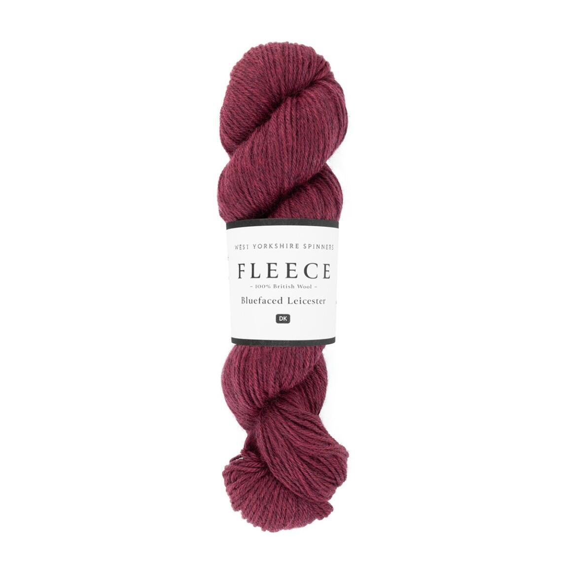 WYS "Fleece " Bluefaced Leicester DK - Color Collection Farbe Berry