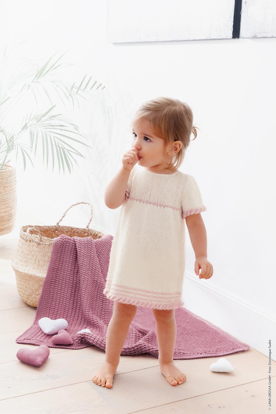 Filati Infanti 17 - Zauberhafte Babymode Modellbeispiel Kleid Ecopuno