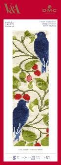 DMC V&A Lesezeichen-Stickset Bird and Berry