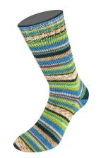 Lana Grossa Landlust Sockenwolle  "Muster und Ringel " 100g Farbe: 314
