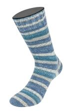 Lana Grossa Meilenweit 100 Denim MIX 100g Sockengarn Farbe: 4660