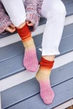 Lana Grossa Filati Classici Ausgabe 22 Modell 18 Socken aus Merino 50 hand-dyed