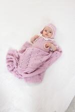 Lana Grossa Infanti 19 - Zauberhafte Babymode Modell 1-3 Body, Mütze und Decke aus Ecopuno