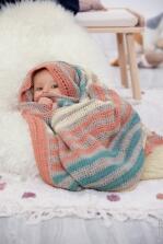 Lana Grossa Infanti 19 - Zauberhafte Babymode Decke aus Ecopuno