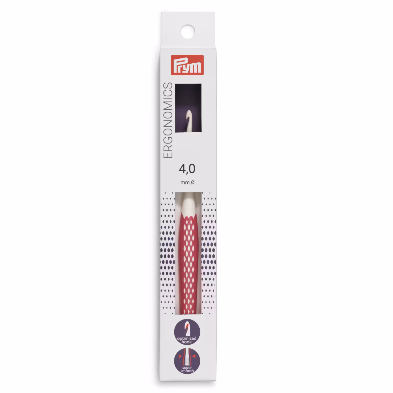Prym - Ergonomics Wollhäkelnadel - 5,0mm (goldgelb)