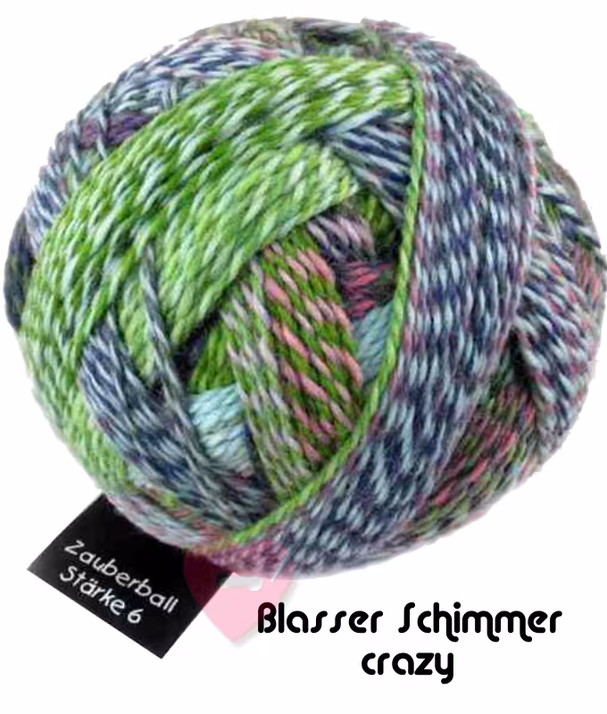 Schoppel Zauberball Crazy 6-fach - Kreativgarn in vielen schönen Färbungen Farbe 2170 Blasser