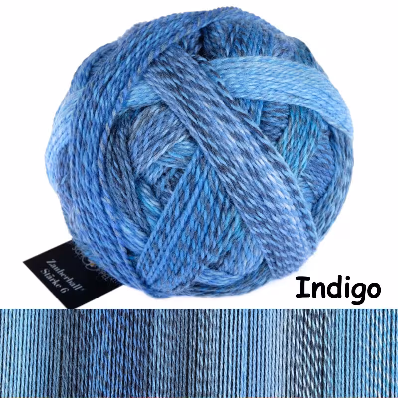 Schoppel Wolle Zauberball® Crazy 6-fach Farbe: Indigo