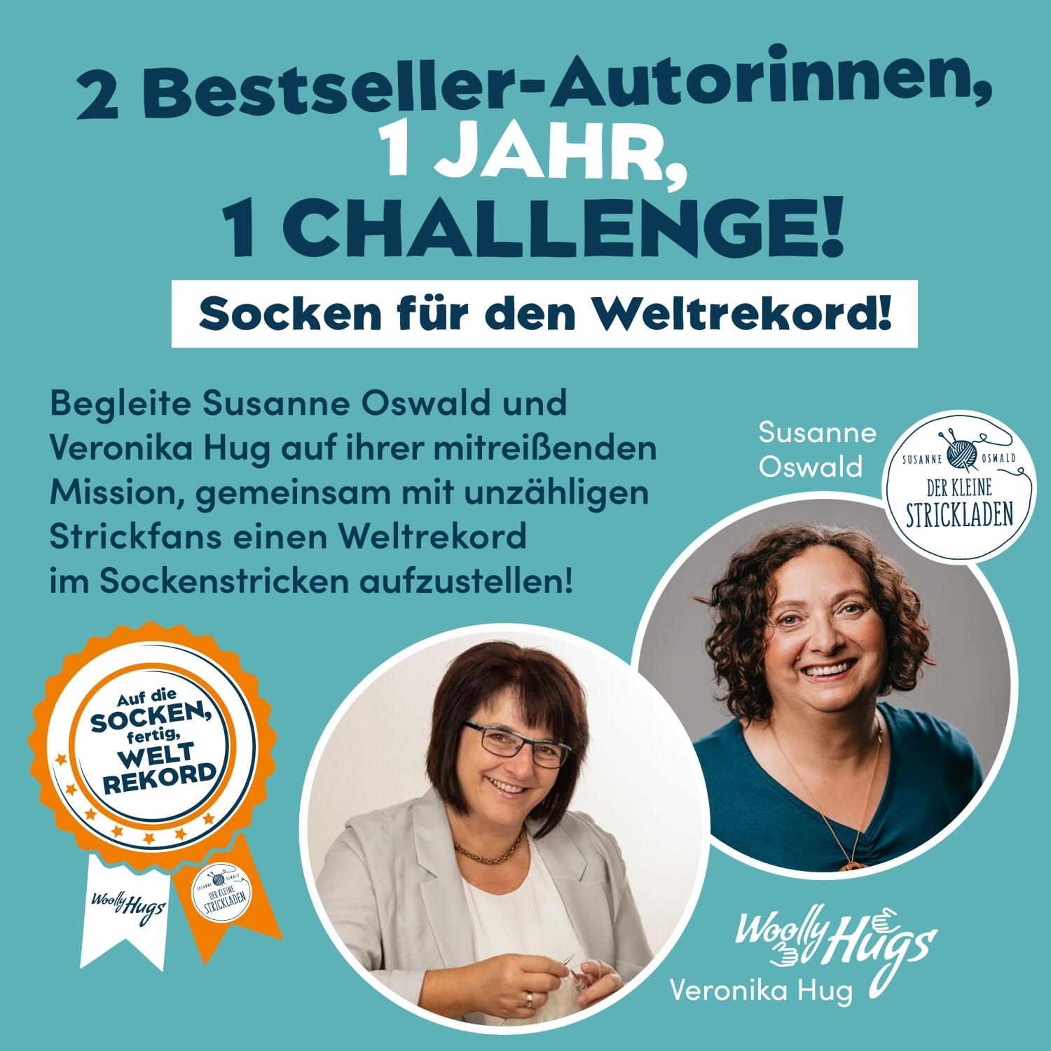 Woolly Hugs Weltrekord Sockenwolle 100g