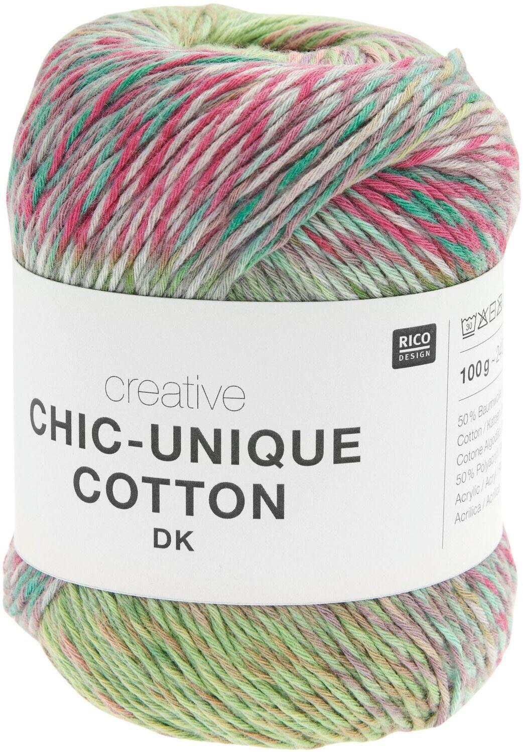 Rico Creative Chic-Unique Cotton DK 100g Farbe: 004 Aqua