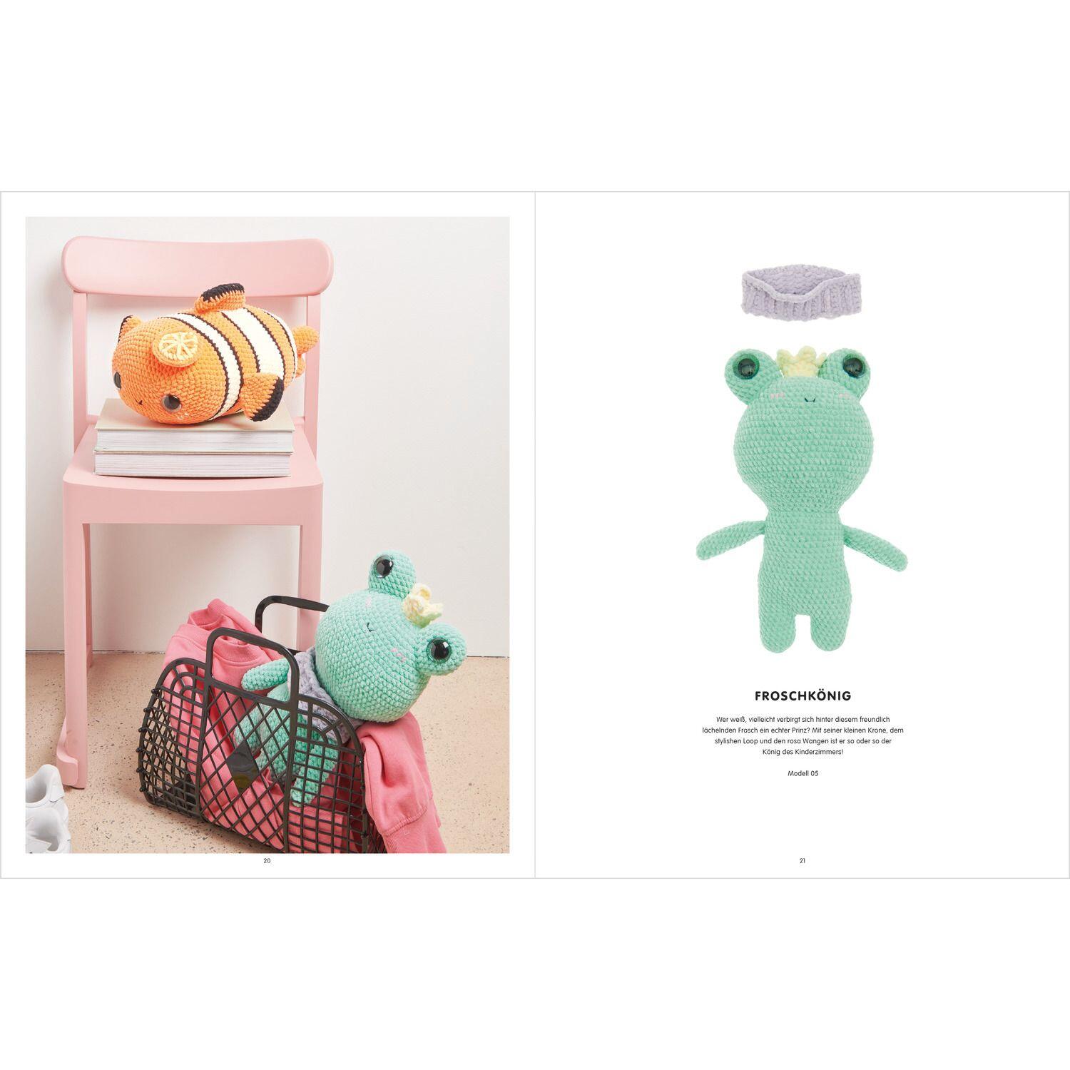 Rico Design Chenillove Big Cuties Frosch und Wal