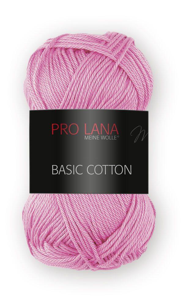 Pro Lana Basic Cotton - feines Baumwollgarn in vielen Farben Farbe: 36 rosa