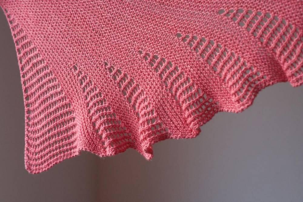 strickmich! Anleitung - Bellrose Tuch von Martina Behm