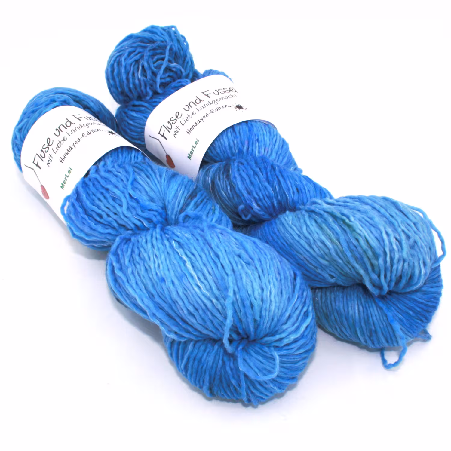 FuF Handdyed-Edition - MerLei handgefärbt 100g Farbe: Denim