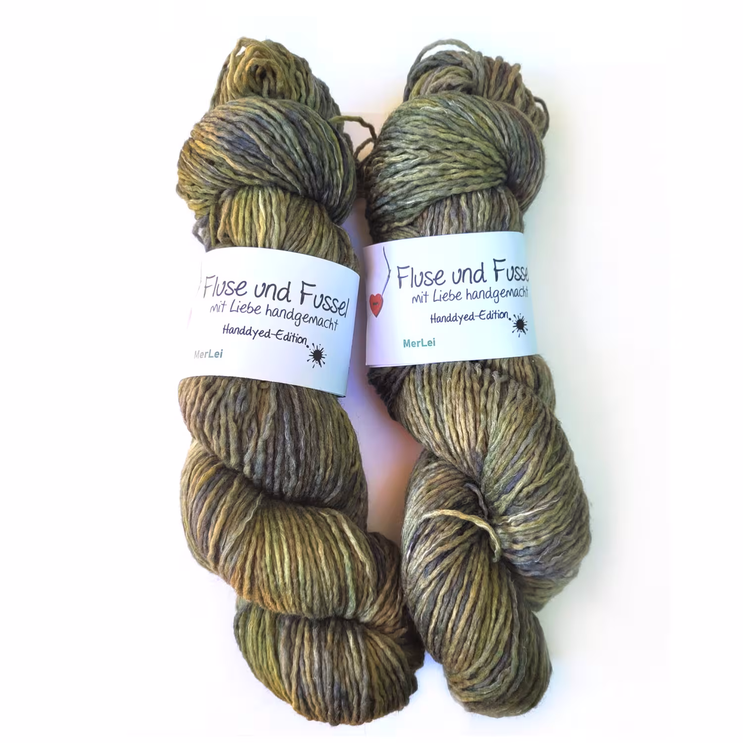 FuF Handdyed-Edition - MerLei handgefärbt 100g Farbe: Schattenwald