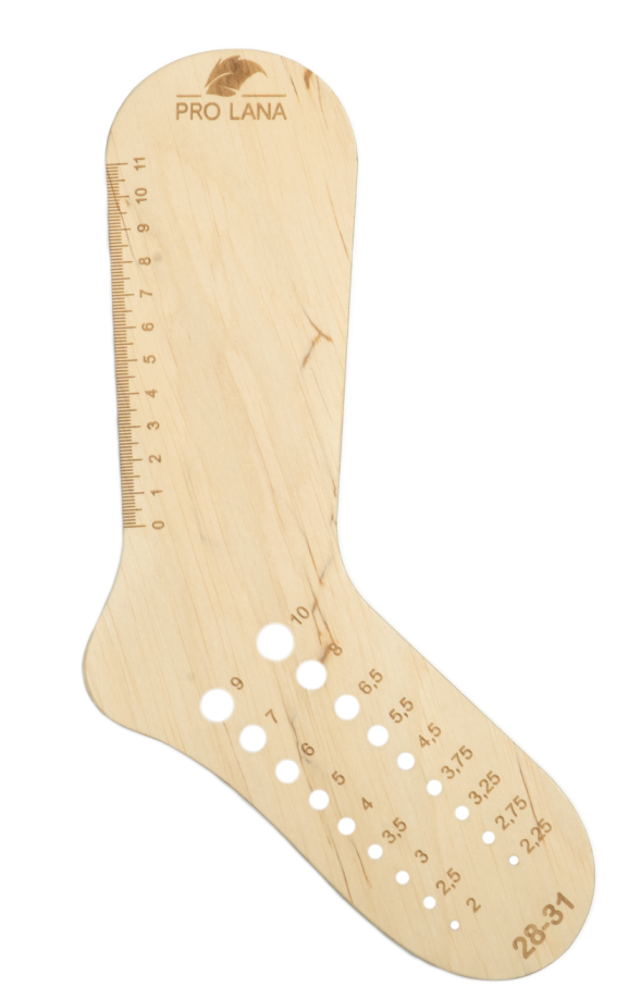 Pro Lana Sockenspanner - Sockblocker aus Holz Gr 28-31