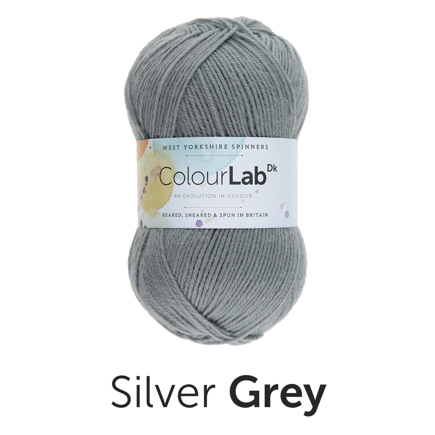 West Yorkshire Spinners ColourLab DK Unis Farbe: 137 silver grey