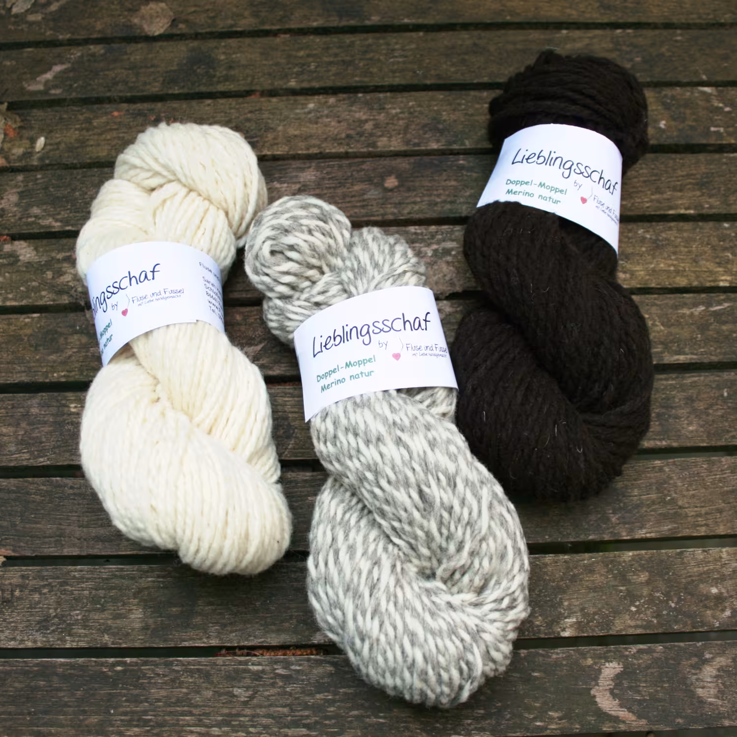 Lieblingsschaf Doppel Moppel 100g - naturfarbig