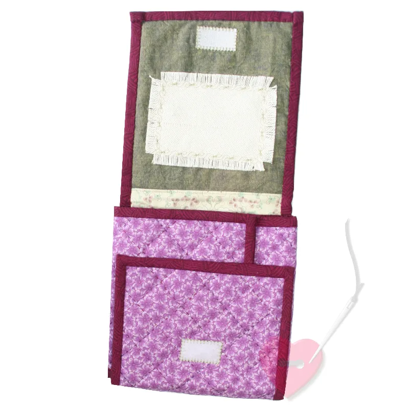 Handgenähtes Nadelspitzenetui Flieder Fee für Wechselspitzen, Häkel- und/oder Strickzubehör