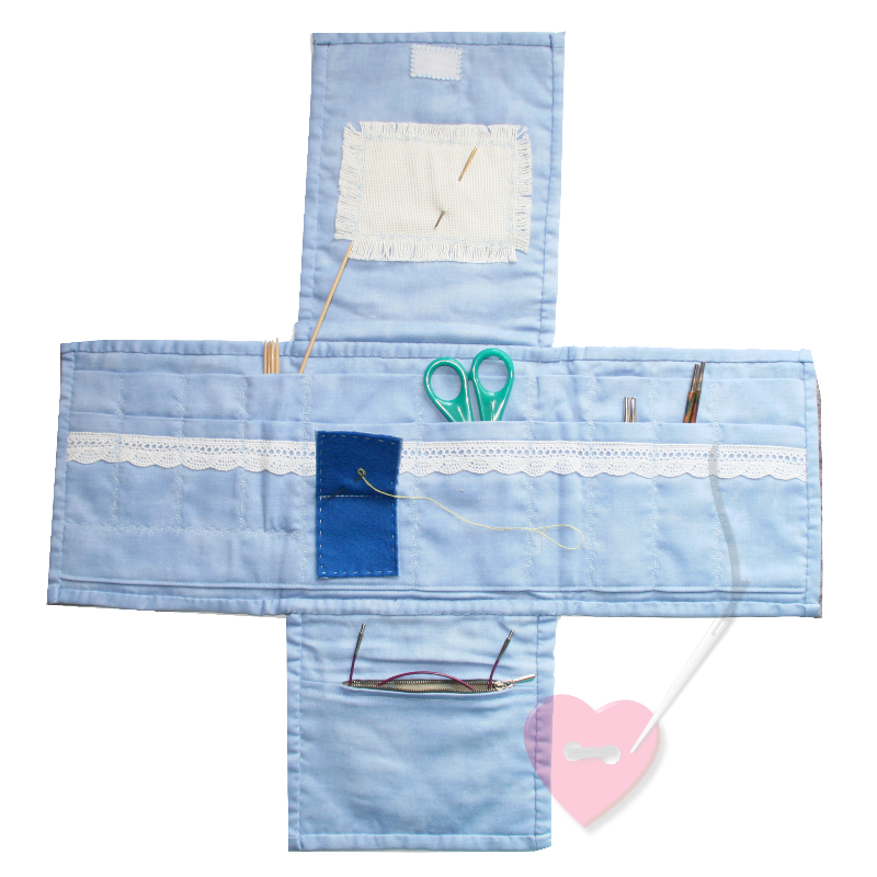 Handgenähtes Nadelspitzenetui  