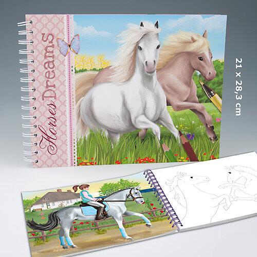 Horses Dreams Malbuch für kreative Pferdefans von Depesche