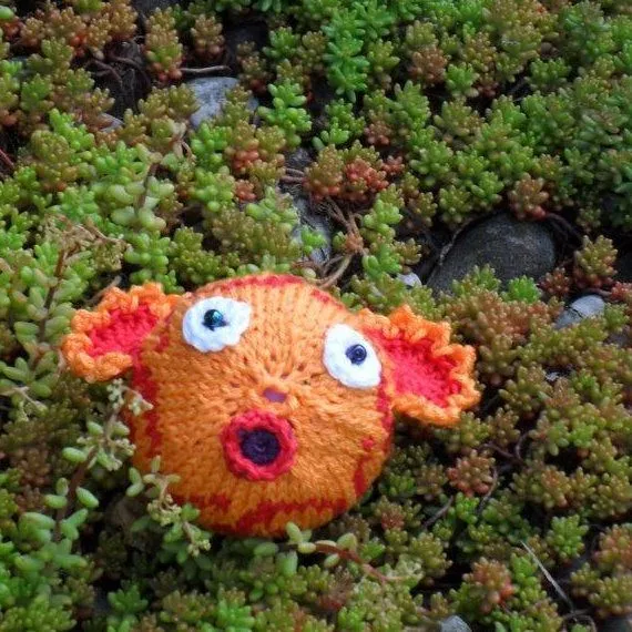 Strickanleitung "Lavendelfische"