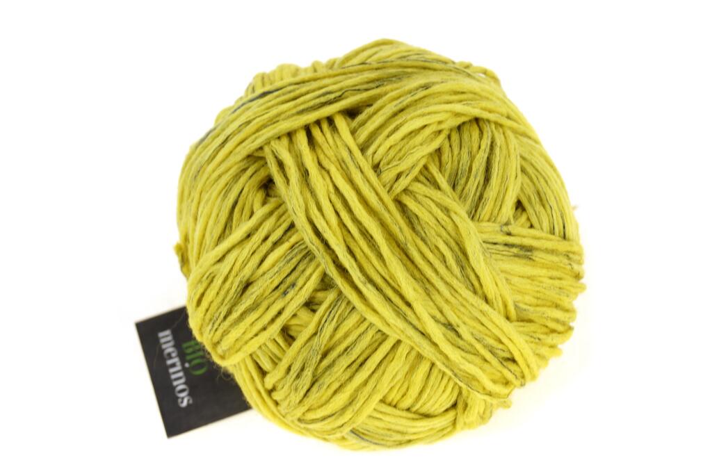 Schoppel Wolle Bio Merinos - Bio-Merinogarn mit Leinen Farbe: Senf (0584)