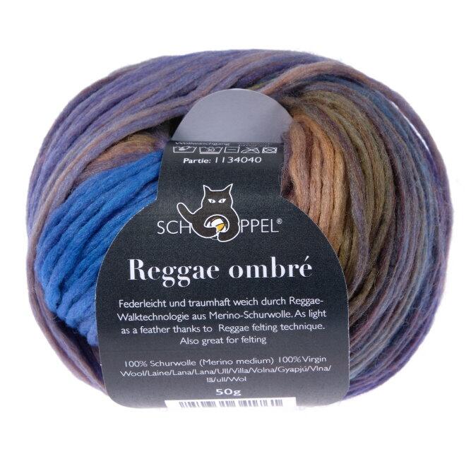 Schoppel Wolle Reggae ombré 50g bunte Walk-Merinowolle Farbe: Frühaufsteher