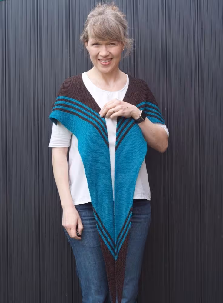 strickmich! Anleitung - Shore Hap Joy Tuch von Martina Behm