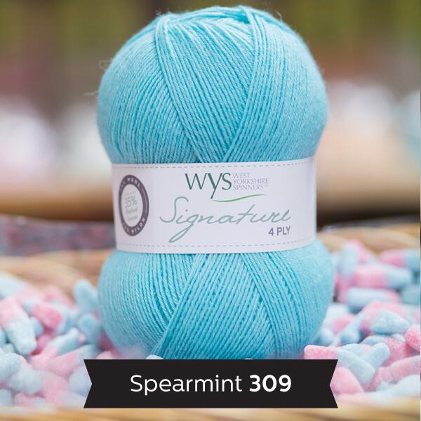 West Yorkshire Spinners Signature 4ply  "Sweet Shop " Farbe: Spearmint
