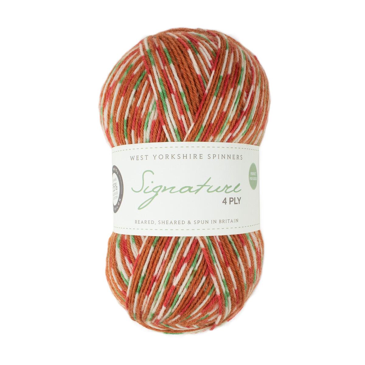 West Yorkshire Spinners Signature 4ply "Gingerbread" 100g