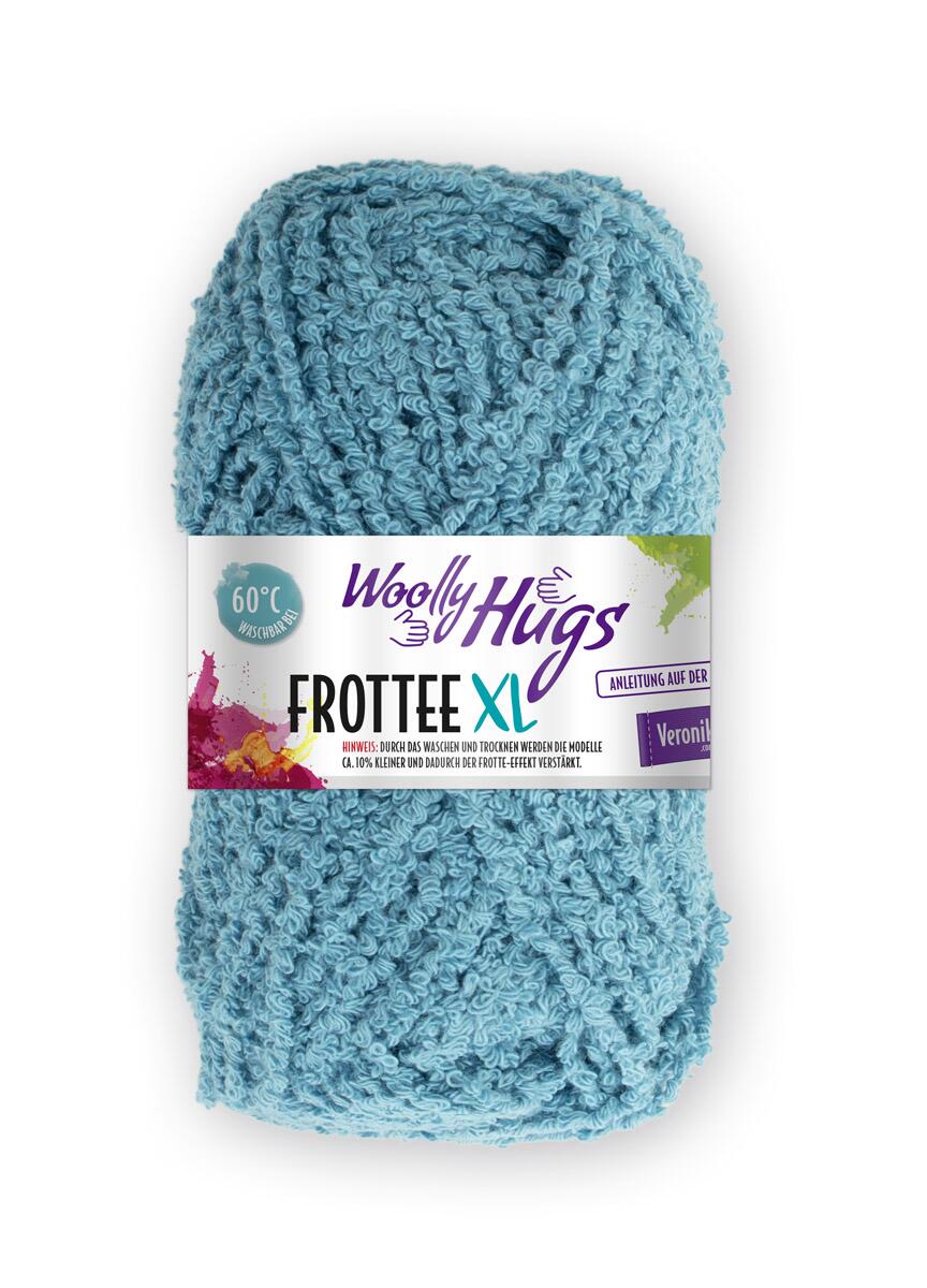 Woolly Hugs Frottee XXL - Kettgarn aus Baumwolle Frabe 165 türkis