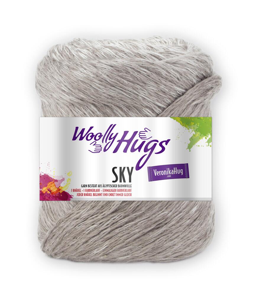 Woolly Hugs Sky - Kettgarn aus Baumwolle Farbe: 15 Greige