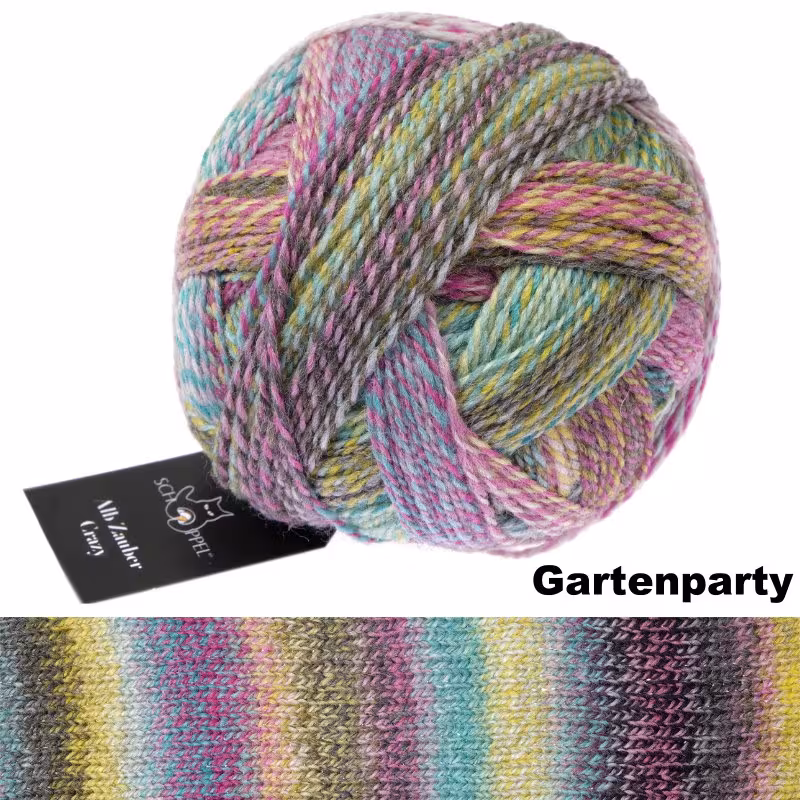 Schoppel Wolle Zauberball® Alb Zauber Crazy 100g Farbe: Gartenparty
