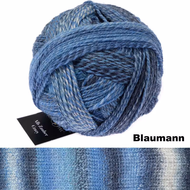 Schoppel Wolle Zauberball® Alb Zauber Crazy 100g Farbe: Blaumann