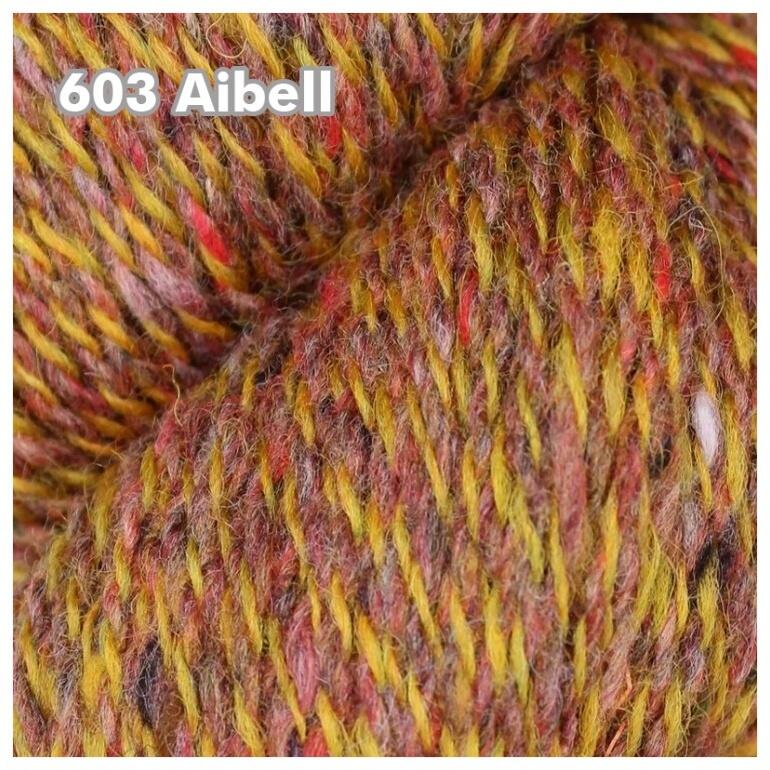 Baa Ram Ewe Donegal Twists DK 100g Farbe: 603 Aibell