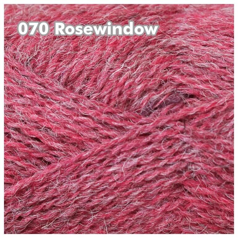 Baa Ram Ewe Pip Colourwork 4ply 25g Farbe: 070 Rosewindow